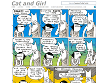 Tablet Screenshot of catandgirl.com